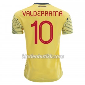 Colombia Carlos Valderrama 10 Hjemme Fotballdrakt Copa América 2019 Kortermet